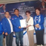 Syeni Keintjem Daftar Bakal Calon Bupati di Sekretariat Partai Demokrat Mitra 