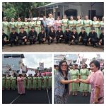 PKK Kelurahan Wawali Tampil Memukau Di Lomba Dansa Polineis