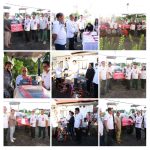 Pejabat Bupati Ronald Sorongan Serahkan Bantuan 5 Unit Traktor Serta 2 Unit Pompa Air