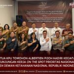 Albertien Pijoh Ketua KPU Tomohon Hadiri OTS Wantannas