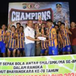 Wali Kota Asripan Nani Resmi Menutup Turnamen Sepak Bola Kapolres Cup 2024