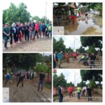 Rasa Sepenanggungan, Pemdes Tababo Selatan Bergotong royong Bantu Masyarakat Terdampak Banjir Di Desa Buku Tengah 