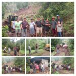 Permintaan Warga, Gerak Cepat Fredy Tuda Kerahkan Alat Berat Bersihkan Longsor Di Perkebunan Desa Liwutung 