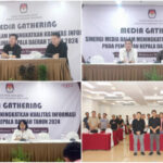 KPU Kabupaten Mitra Gelar Media Gathering Bersama Insan Pers
