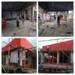 Pemerintah Desa Borgo Turun Langsung Memonitoring Pembuatan Balai Kemasyarakatan 