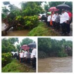 Tinjau Lokasi Banjir di Desa Makalu Selatan Dan Langsung Memberikan Bantuan 