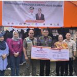 BNPB Pusat Serahkan Bantuan untuk Penanggulangan Banjir di Kabupaten Bolmong