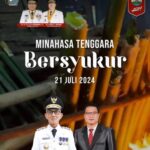 Pengucapan Syukur di Kabupaten Minahasa Tenggara 21 Juli 2024