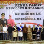 Wali Kota Asripan Nani Hadiri Kenal Pamit Kapolres Kotamobagu Sulawesi Utara