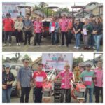 Bupati  Ronald Sorongan Serahkan Bantuan Alsintan, Benih Padi Dan Jagung Ke Kelompok Tani