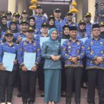 Pj Bupati Bolmong dr,Jusnan Mokoginta Usai Pimpin Apel Korpri Sekaligus Penyerahan SK P3K