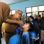Wali Kota Asripan Nani Canangkan Pekan Imunisasi Nasional Polio Tahun 2024