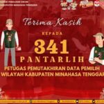 KPU Minahasa Tenggara Apresiasi Kinerja 341 PANTARLIH yang Telah Menyelesaikan Tugas