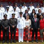 Upacara Bendera Peringatan HUT RI Ke 79 Di Kecamatan Likupang Barat, Parengkuan Bacakan Sambutan Bupati Joune Ganda