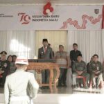 Upacara Pemindahan Duplikat Bendera Merah Putih