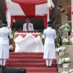 Pj Bupati Bolmong dr Jusnan Mokoginta Pimpin Upacara Puncak HUT ke – 79 Kemerdekaan RI Tahun 2024