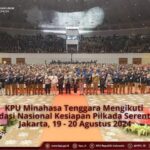 Persiapan Pilkada Serentak 2024, KPU Kabupaten Minahasa Tenggara Hadir di Konsolidasi Nasional