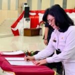Sekda Minahasa Dr. Lynda Watania Teken Komitmen Percepatan Sertifikasi Aset Pemda Se- Sulawesi Utara.