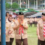 Wali Kota Asripan Nani Resmi Buka Kemah Bakti Pramuka Kwartir Kotamobagu Tahun 2024