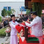 Bupati Minahasa Dr. Jemmy S. Kumendong jadi IRUP HUT RI ke 79 di Lapangan Sam Ratulangi Tondano