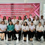 Wakili PJ Bupati Jemmy Kumendong,Dra Ria Suwarno Buka Kegiatan Sosialisasi Peningkatan KIE Pemberdayaan Perempuan Kabupaten Minahasa