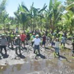 Pj Bupati Sangihe Tanam Padi di Kampung Kalekube