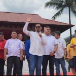 Ribuan Massa Tumpah Ruah, Kawal JG-KWL Mendaftar Di KPU Minut