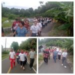 Jalan Sehat Sambut HUT Kemerdekaan RI di Kecamatan Belang