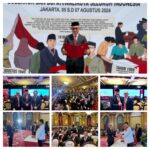 Pj Bupati Minahasa Tenggara  Ronald Sorongan Menghadiri Acara Prosesi Penyerahan Duplikat Bendera Pusaka