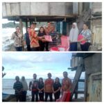 Dinas Sosial Provinsi Sulut Bersama Dinas Sosial Mitra Memberikan Bantuan Kepada Keluarga Korban Kebakaran Di Desa Buku Tenggara 