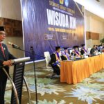 Pj Wali kota Abdulah Mokoginta Hadiri Sidang Senat Terbuka UDK Program S1 Angkatan XlX