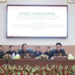 Ketua DPRD Minsel Stefanus Lumowa Pimpin Paripurna Penyampaian LKPJ Bupati dan Wabup TA 2023