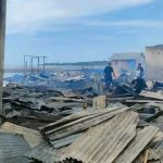 Musibah Kebakaran Melanda Desa Kampung Ambong 10 Rumah Ludes Dilahap Jago Merah