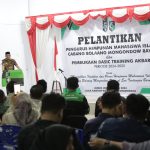 Pj Wali Kota Abdullah Mokoginta Hadiri Pelantikan Pengurus HMI Cabang Bolmong 2024-2025