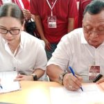 Tahapan Terakhir Pendaftaran KPU Trima Paslon Bupati Dan Wakil Bupati RD dan Vasung