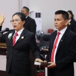 Sophia Antou,SE Sah Jabat Ketua DPRD Minahasa Tenggara 