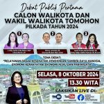 KPU Tomohon Gelar Debat Perdana, Pilwakot 2024