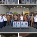 KPU Minut Bersama Bawaslu Dan Forkopimda Melepas Pengiriman Logistik Pilkada 2024