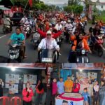 Ribuan Bobay Setia Dampingi STA Keliling Kotamobagu Kunjungi Beberapa Posko Pemenangan