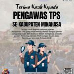 IKLAN UCAPAN TERIMA KASIH KEPADA PENGAWAS TPS (ptps) SE-KABUPATEN MINAHASA