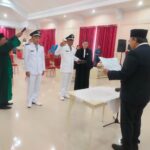 Pj Bupati Sangihe Lantik Penjabat Kapitalaung Kampung Timbelang dan Kampung Malisade