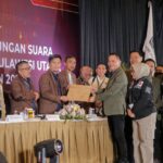 KPU Kabupaten Minahasa Tenggara Tercepat Dalam Rapat Pleno Rekapitulasi Perhitungan Suara Tingkat Provinsi