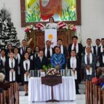 Awal Tahun Baru, Bupati Noudy Tendean hadiri Ibadah Syukur di GMIM Moria Sasaran