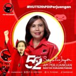 Ketua DPRD Minahasa Tenggara Sophia Antou,SE Ucapkan Selamat HUT Ke 52 PDI Perjuangan