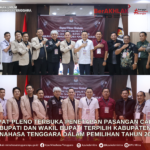 KPU Mitra Sukses Gelar Rapat Pleno Terbuka Penetapan Pasangan Calon Bupati dan Wakil Bupati Terpilih Kabupaten Minahasa Tenggara dalam Pemilihan Tahun 2024