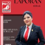 Tampil Beda, Kader PSI HillaryTuwo Sampaikan Laporan Kinerja Januari 2025