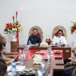Kesiapan Penyambutan Bupati dan Wakil Bupati Minahasa, Pj. Bupati Noudy Tendean Pimpin Rakor 