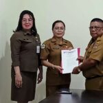 Jeane Soeda Isi Posisi PLT Hukum Tua Desa Buku Kecamatan Belang