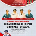 Jajaran Pemerintah Desa Buku Selatan dan Masyarakat Ucapkan Selamat Atas Dilantiknya RK-FT di Istana Presiden
