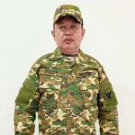 Mengenakan Seragam Loreng Fredy Tuda Mengikuti Retret di Magelang